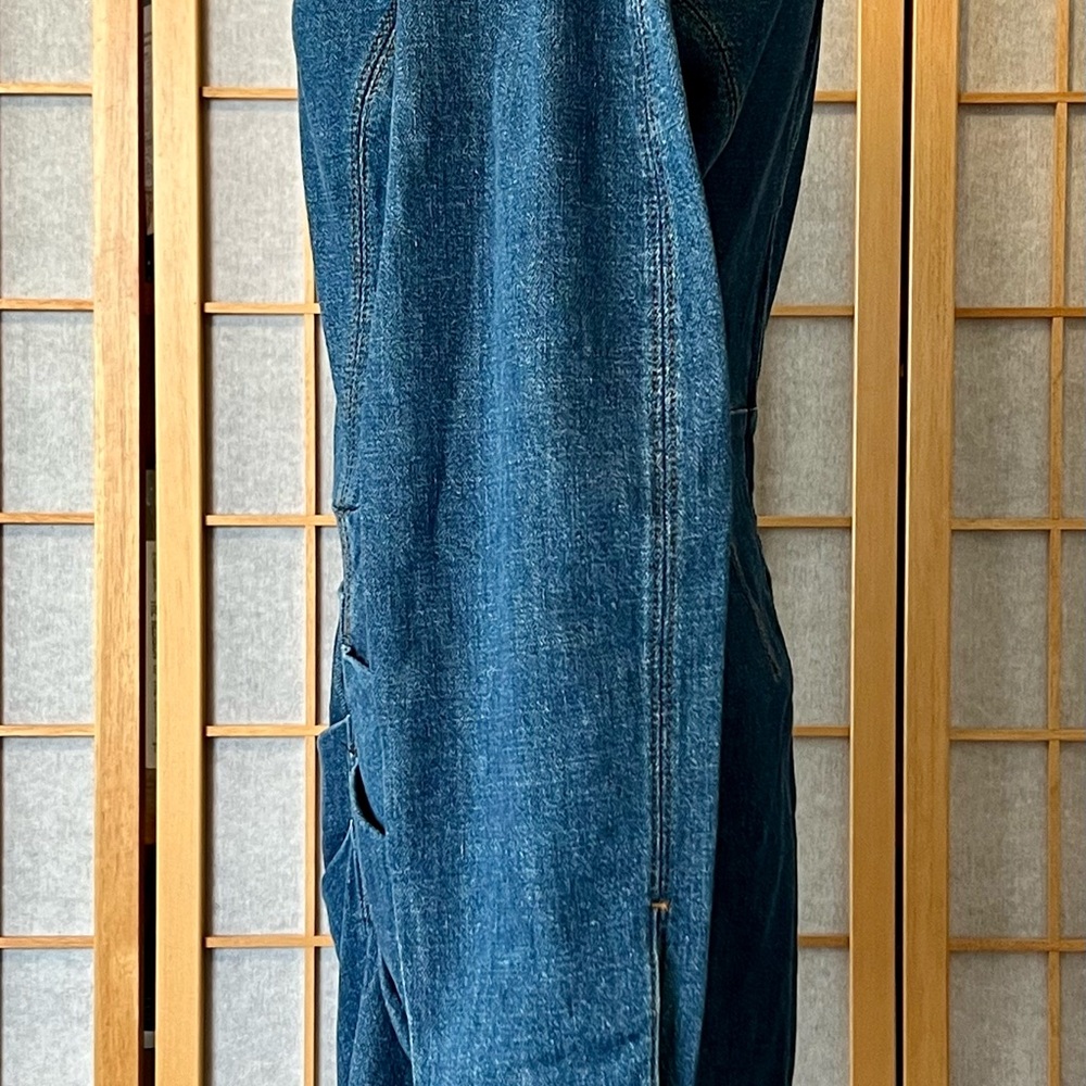 IRO Lenay Pleated Denim Mini Dress - Picture 7 of 14